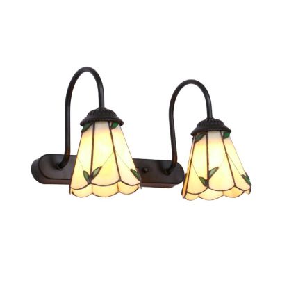 Flower Wall Lamp - Vintage Metal Light Fixture