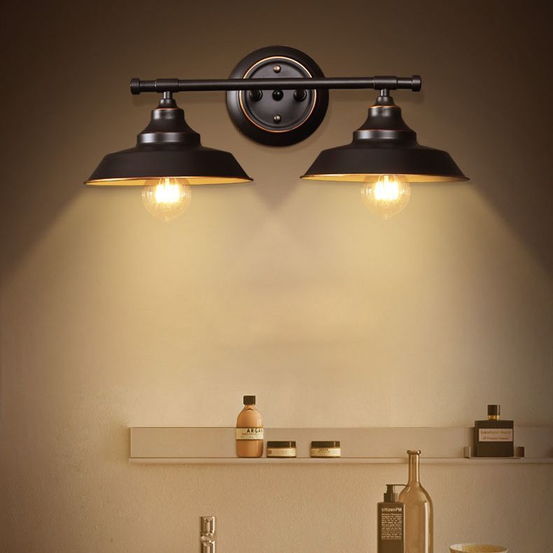 Alessio Retro Wall Lamp - Double Bowl Bathroom Lighting