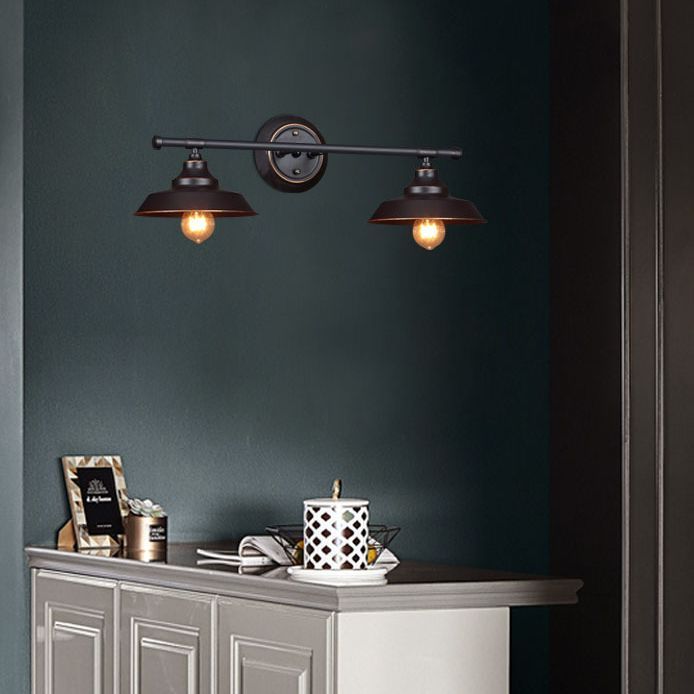 Alessio Retro Wall Lamp - Double Bowl Bathroom Lighting