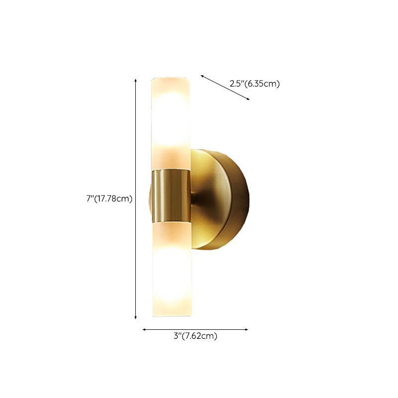 Leigh Modern LED Wall Lamp Dimensions - 7"x3"x2.5"