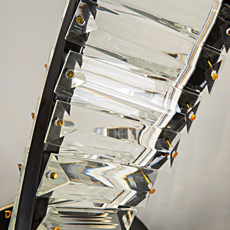 Crystal detail of Kristy DNA wall lamp
