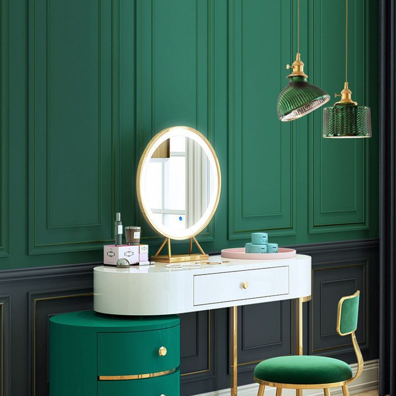 Hailie Retro pendant light in a modern bedroom setting