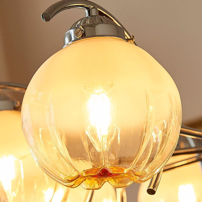Hailie Pendant Light close-up, glass shade detail