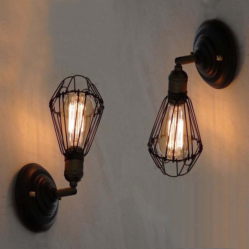 Alessio Industrial Metal Wall Lamp