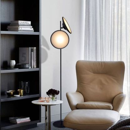 Salgado Trumpet Floor Lamp in Living Room setting