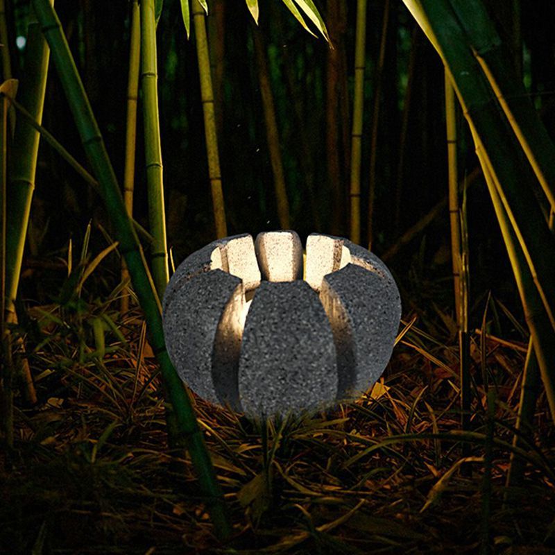 Pena stone outdoor ground light, illuminating garden
