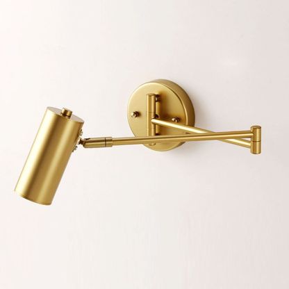 Gold Brady Wall Lamp - Modern Adjustable Lighting