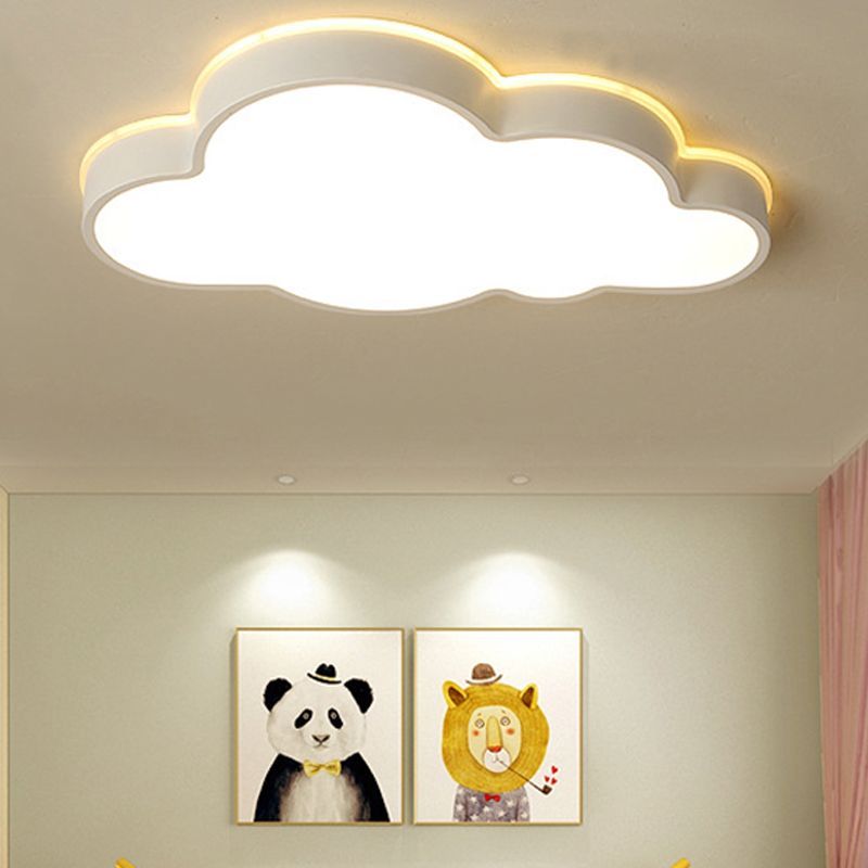 Cloud ceiling light in kids room