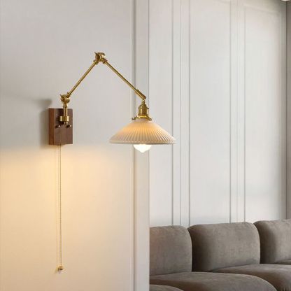 Ozawa Adjustable Metal Wall Lamp for Study Room