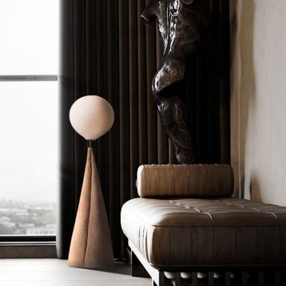 Valentina Globe Floor Lamp, modern living room
