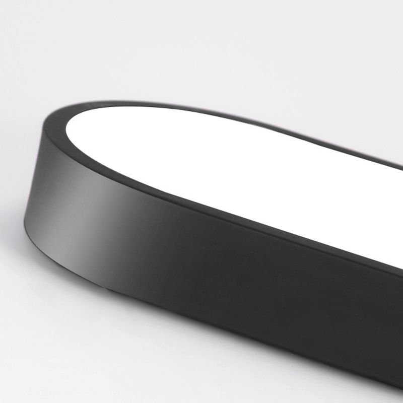 Close-up of Quinn Oval LED Ceiling Light