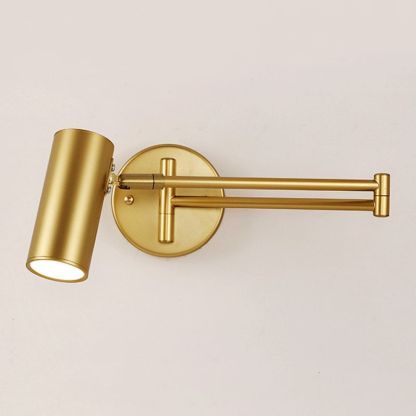 Brady Gold Wall Lamp Adjustable Arm