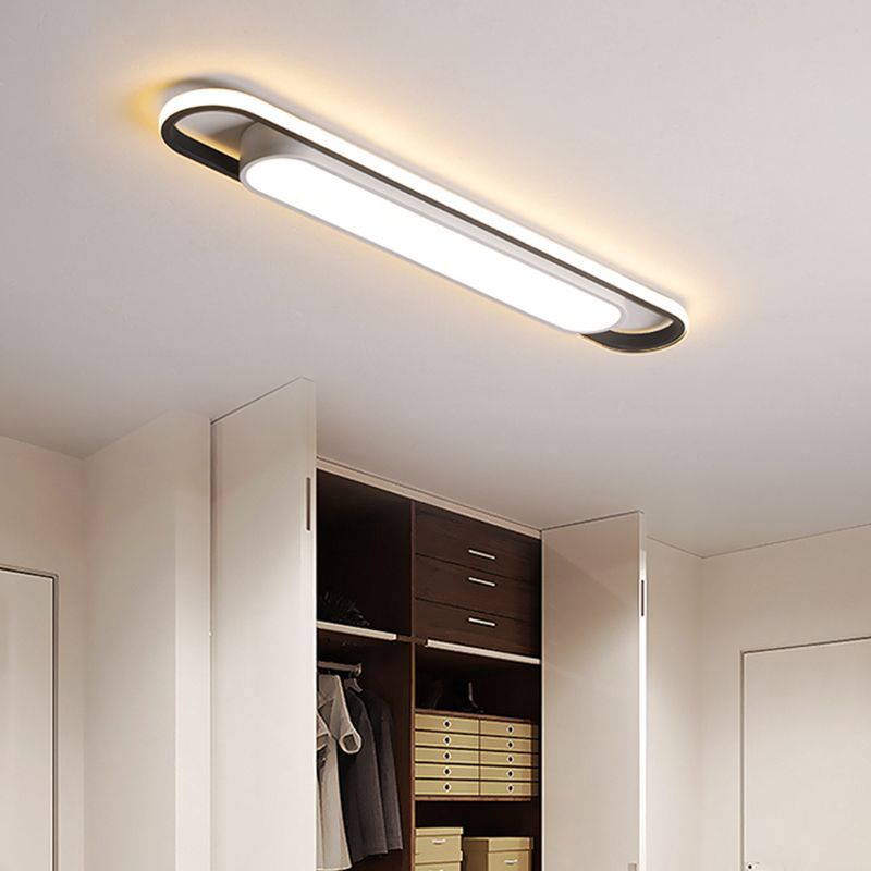 Quinn Modern LED Ceiling Light in Bedroom