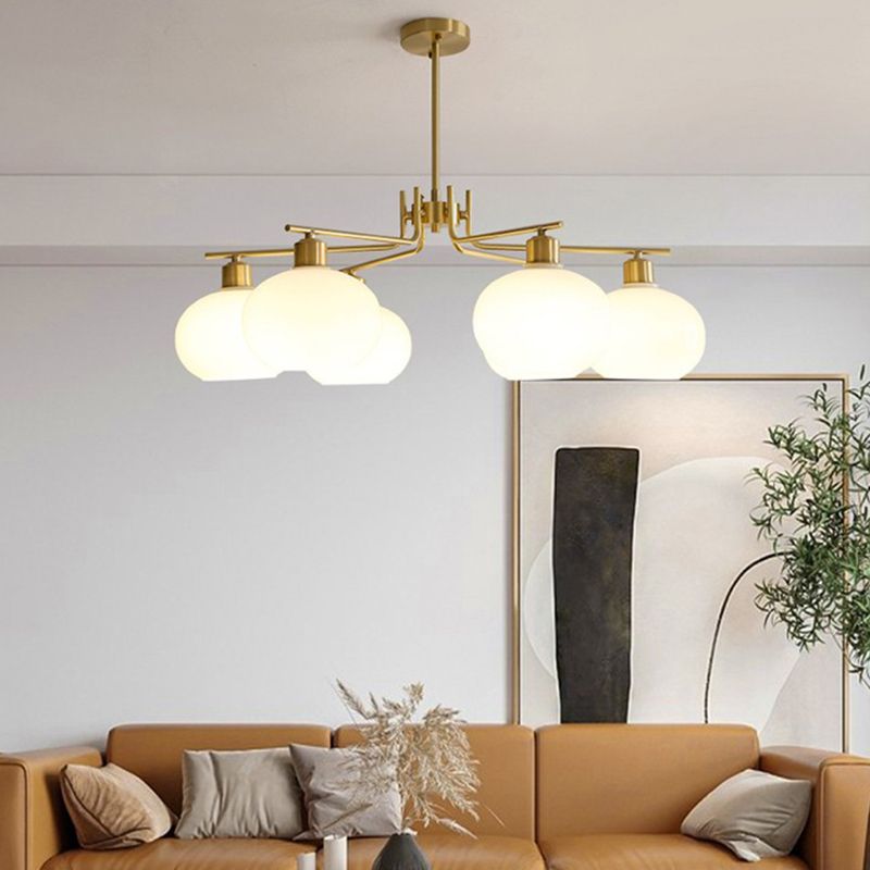 Valentina pendant light in a modern living room.