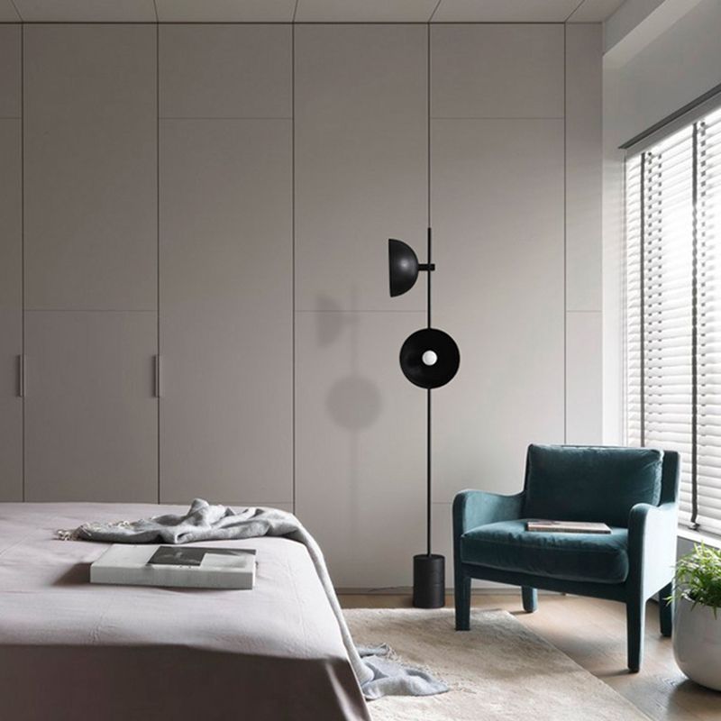Salgado Modern Floor Lamp in bedroom setting