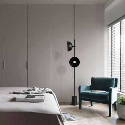 Salgado Modern Floor Lamp in bedroom setting