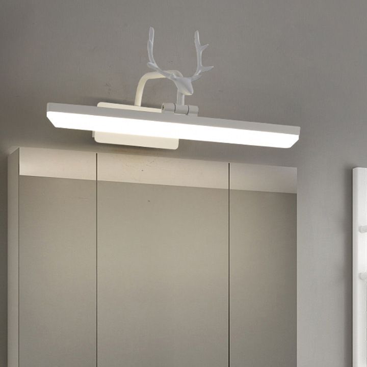 Antler LED vanity light. Las Sola bathroom mirror wall lamp