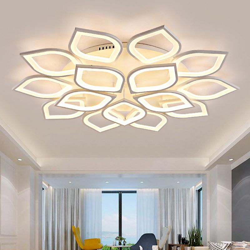 Hana Modern Flower Flush Mount Ceiling Light