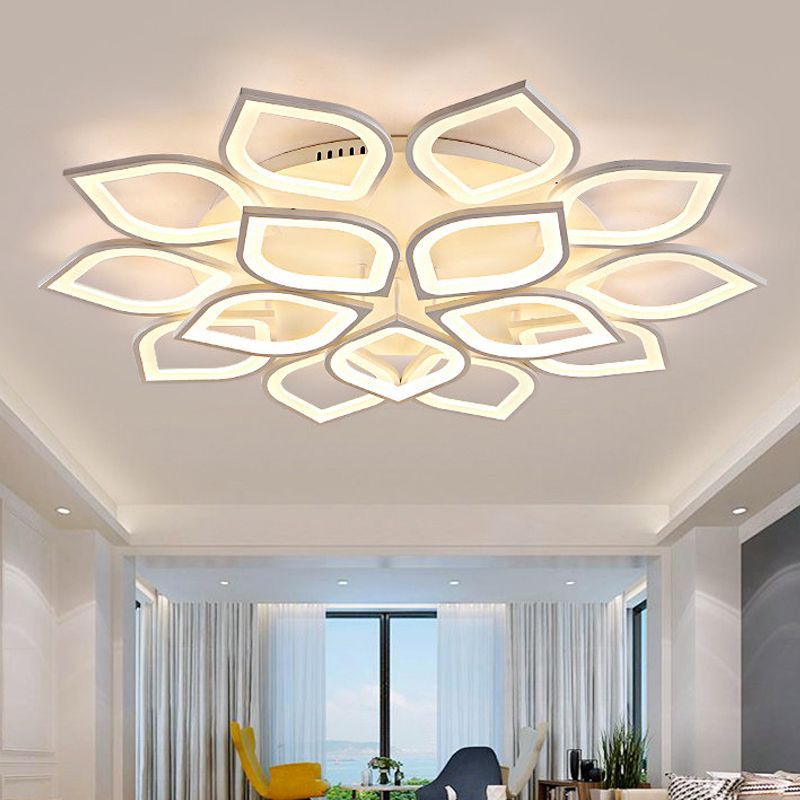 Hana Modern Flower Flush Mount Ceiling Light