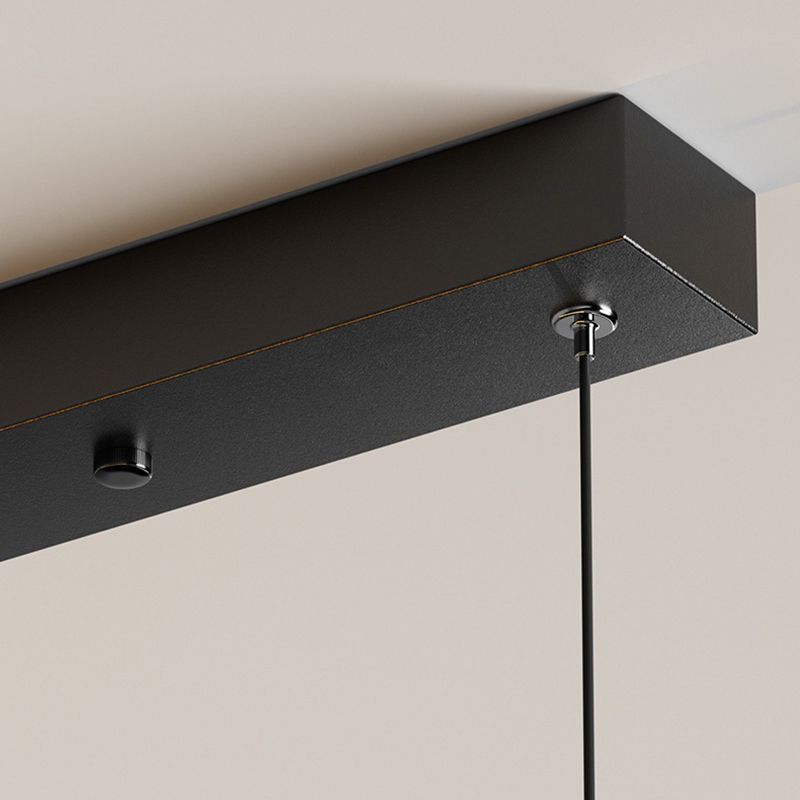 Louise mountain pendant light installation detail. Las Sola lighting.