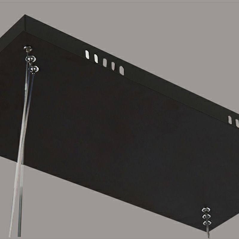 Black Bouvet Rectangular LED Pendant Light - Las Sola