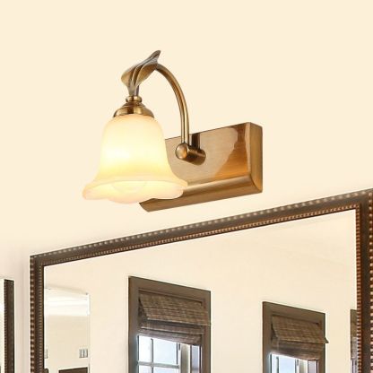 Félicie Flower Wall Lamp in bronze finish