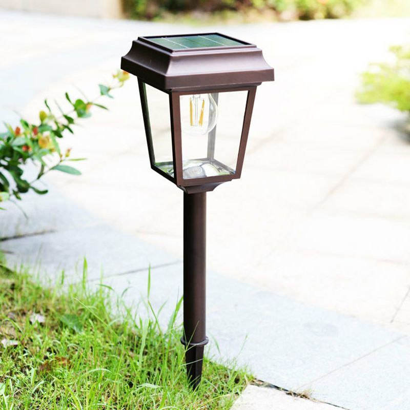 Pena Outdoor Solar Bollard Light in garden