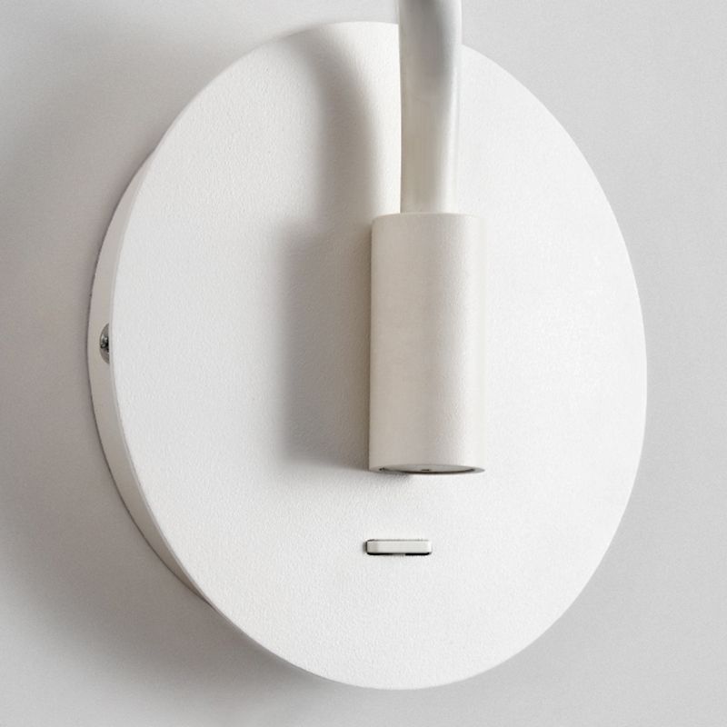 White Cooley Wall Lamp Modern Detail