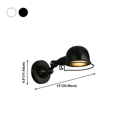 Brady black metal adjustable wall lamp dimensions