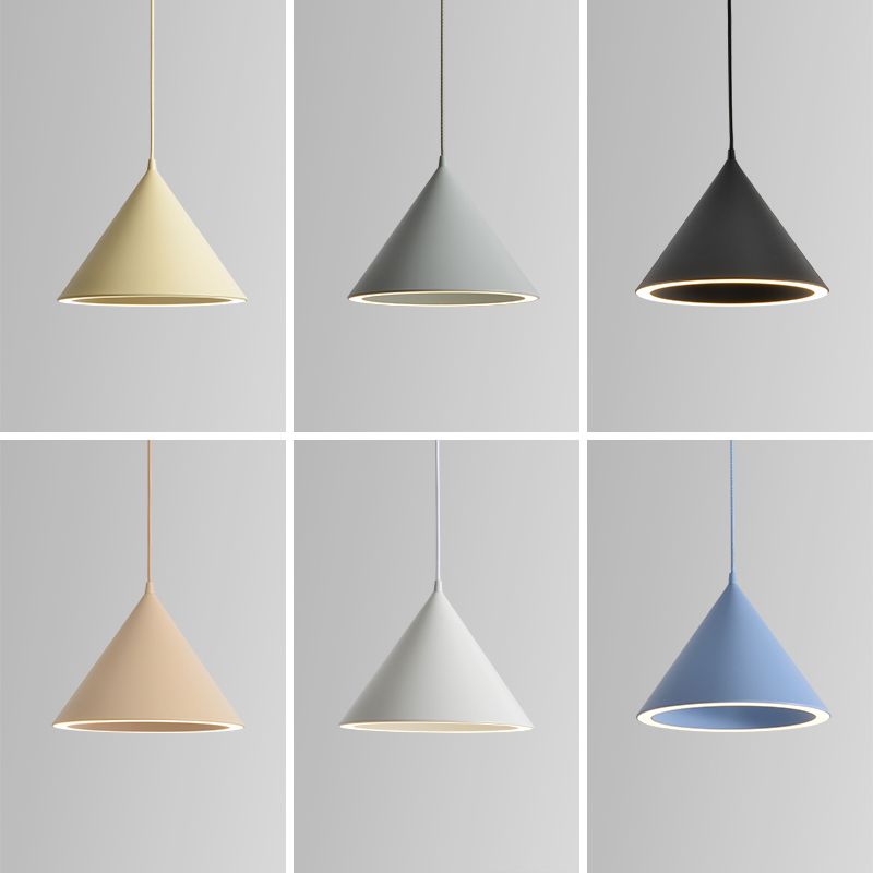 Morandi funnel pendant lights: colorful artistic lighting solutions
