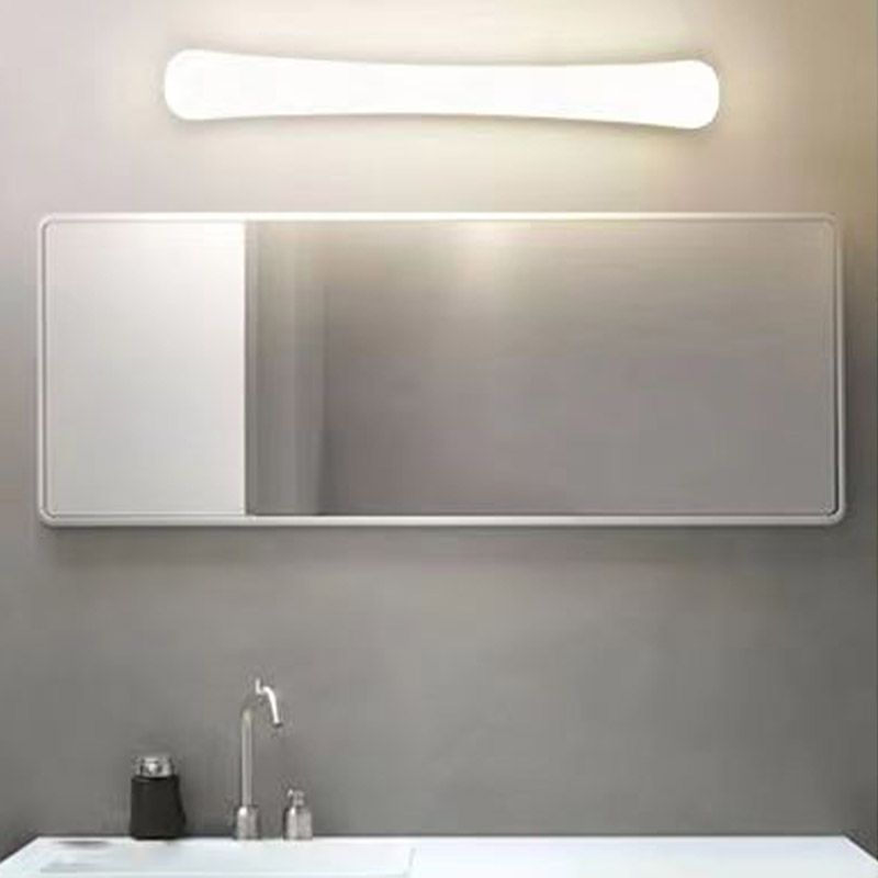 Acrylic Edge Vanity Wall Lamp with Mirror