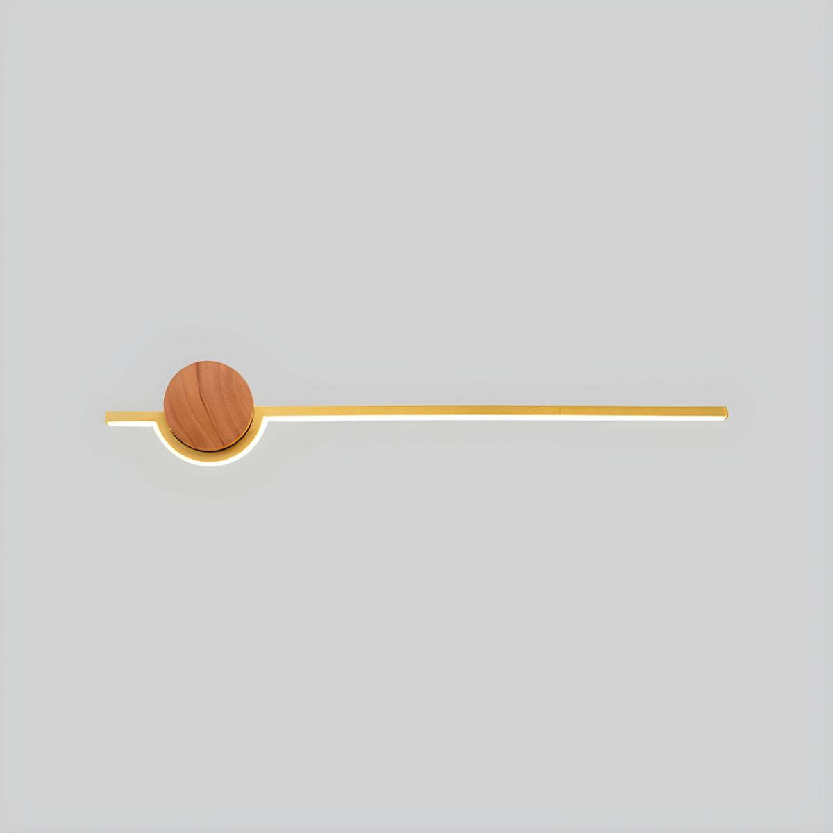 Edge Nordic Vanity Wall Lamp detail, wood and acrylic