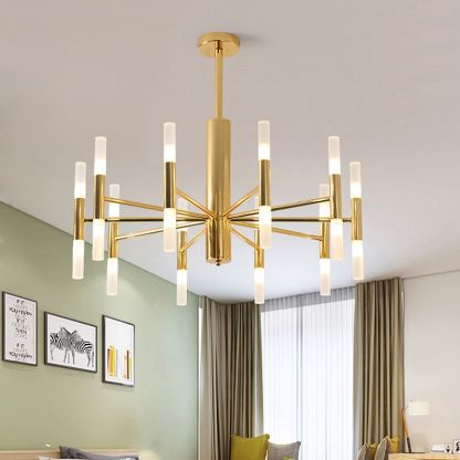 Marilyn Modern Chandelier - Gold Finish, bedroom lighting
