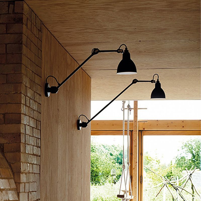 Brady Minimalist Wall Lamp in modern living room.