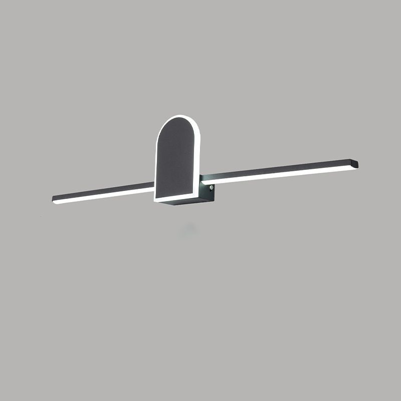 Modern geometric vanity wall light, Edge style