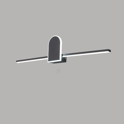 Modern geometric vanity wall light, Edge style