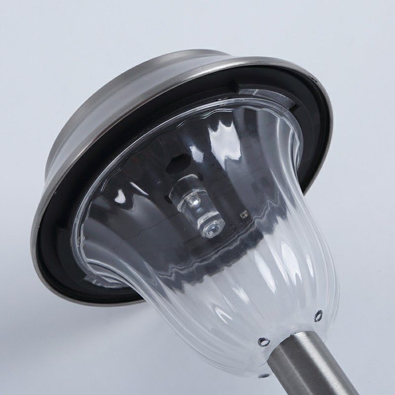 Close-up of Pena Modern Bollard Light's Bell Shade