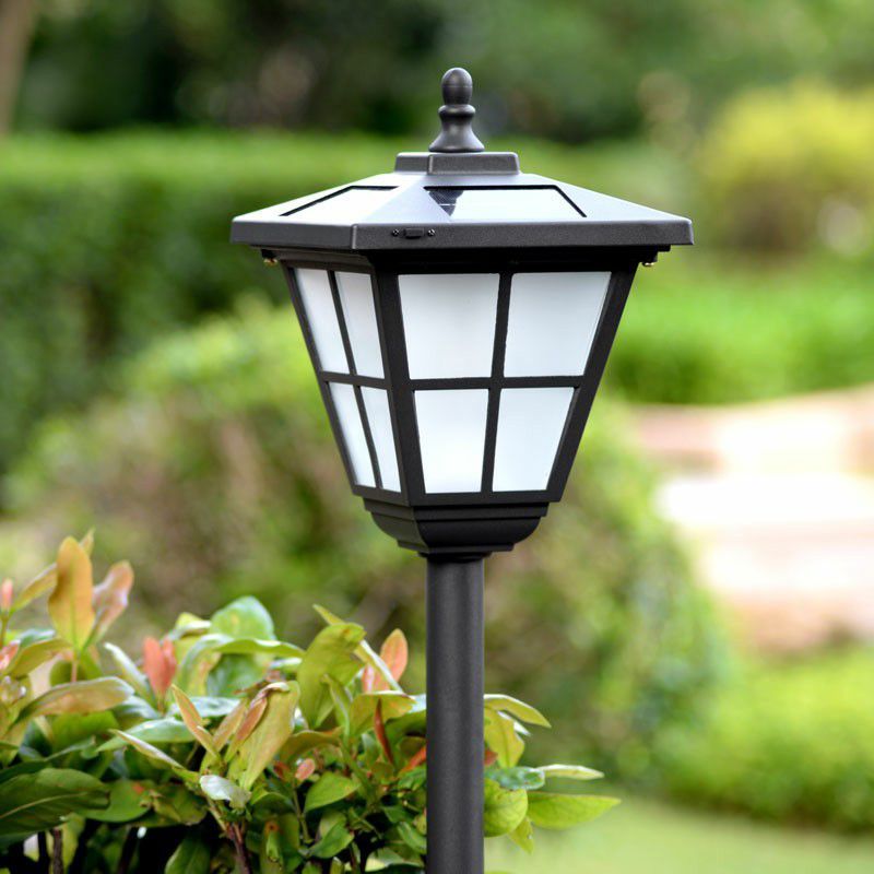 Pena Modern Outdoor Bollard Light in Garden