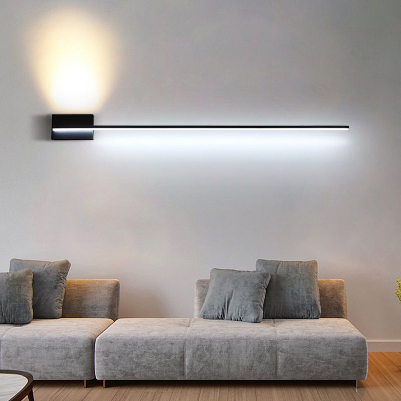 Modern metal vanity light for bathroom