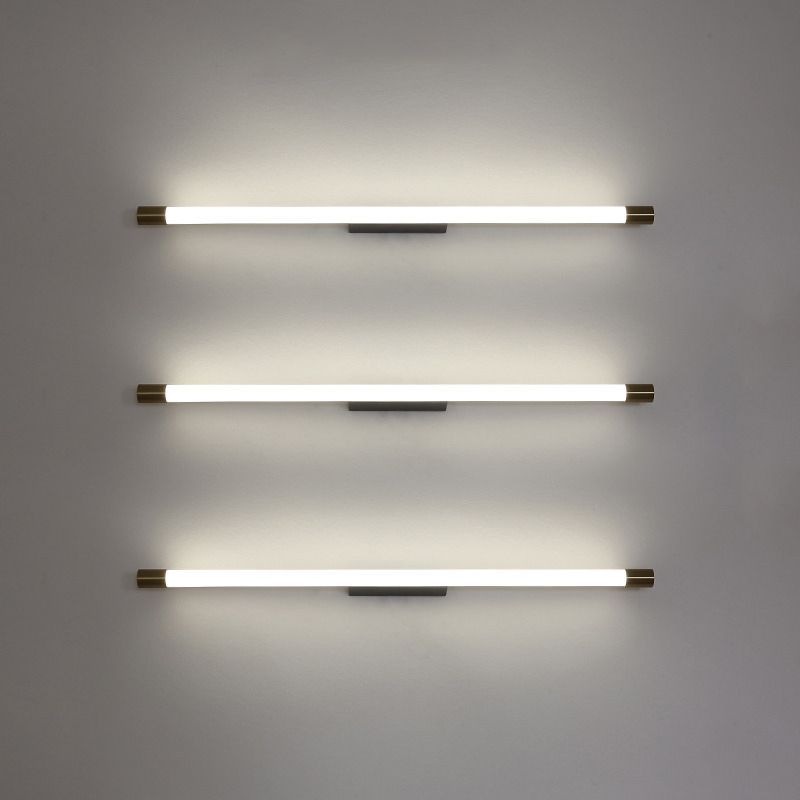 Modern Metal Acrylic Vanity Wall Lamp - Edge Lighting