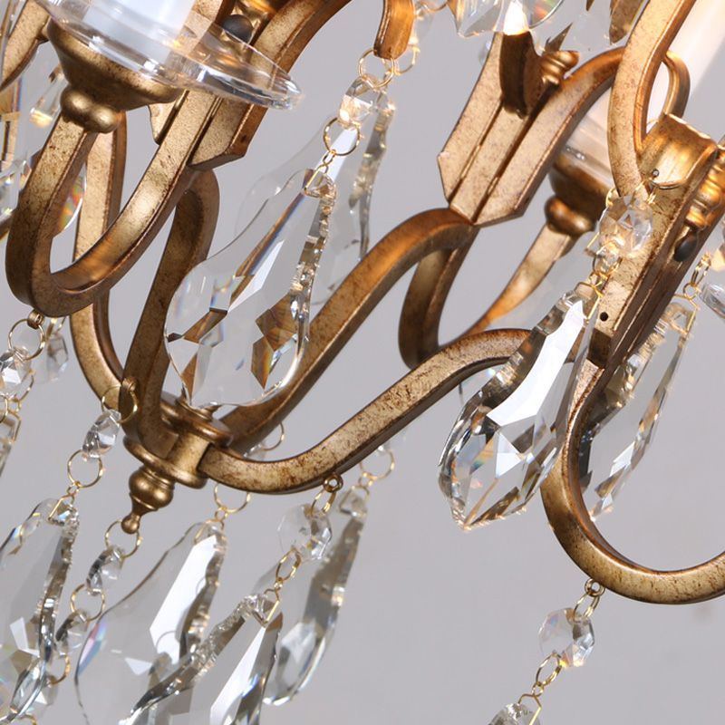 Close-up Silva Chandelier Crystal Details