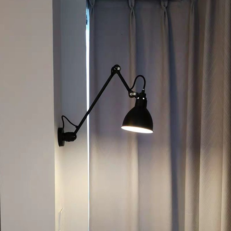 Minimalist Adjustable LED Wall Lamp Metal Black Living Room | Las Sola