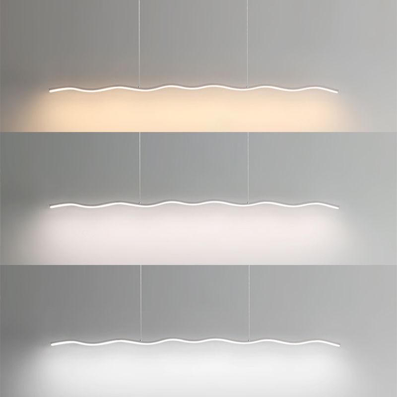 Louise Wave Pendant Light - Color temperature options
