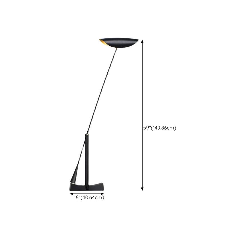 Carins Modern Bowl Floor Lamp Dimensions