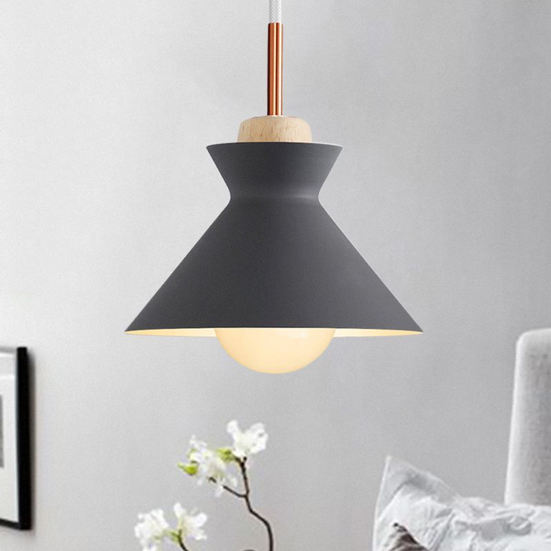 Gray Morandi pendant light, metal kitchen island lighting