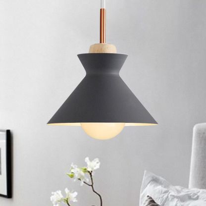 Gray Morandi pendant light, metal kitchen island lighting