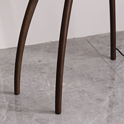Ozawa wood floor lamp tripod legs detail.