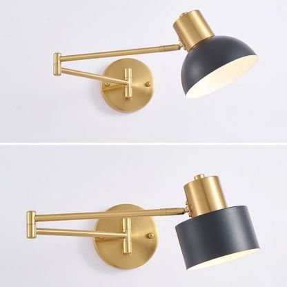 Freja Wall Lamp, adjustable metal sconce