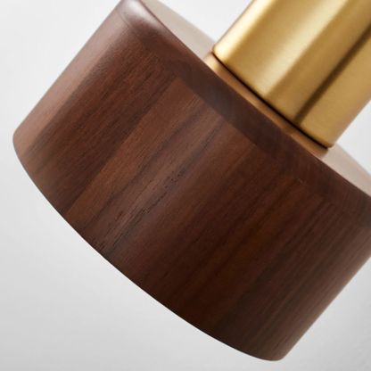 Ozawa Vintage Wooden Cylinder Wall Lamp