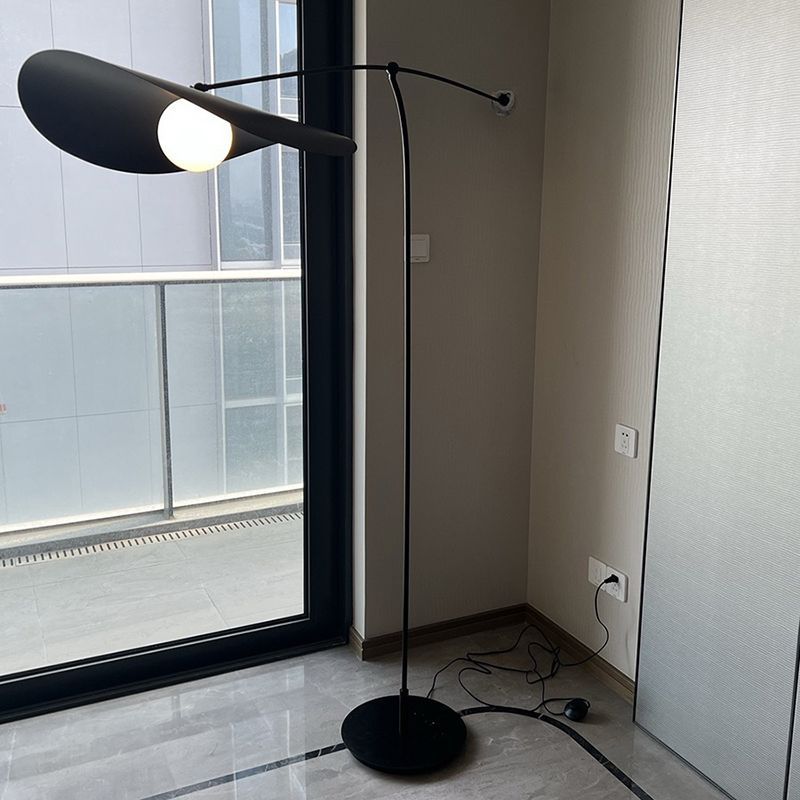 Carins Modern Bowl Floor Lamp - Black